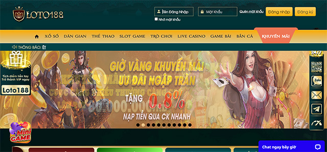 Đăng nhập Loto188 và trải nghiệm một sân chơi đẳng cấp