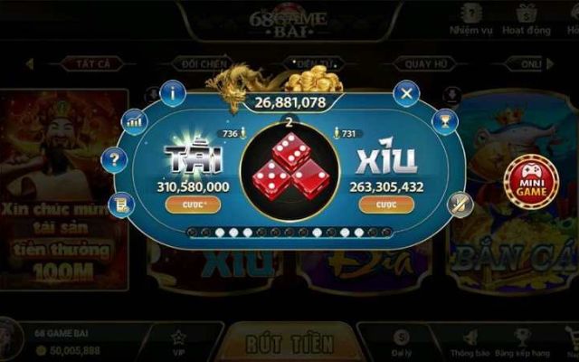 Tài xỉu Loto188 là một trong những game casino được nhiều người yêu thích