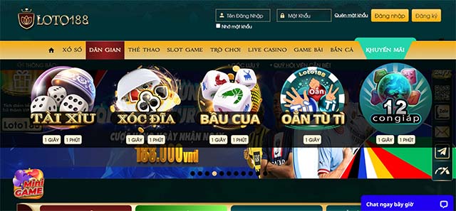 Trò chơi dân gian Loto188 là một nền tảng giải trí trực tuyến phổ biến tại Việt Nam