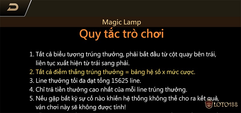 Tìm hiểu chi tiết luật chơi của Magic Lamp để chơi hiệu quả hơn