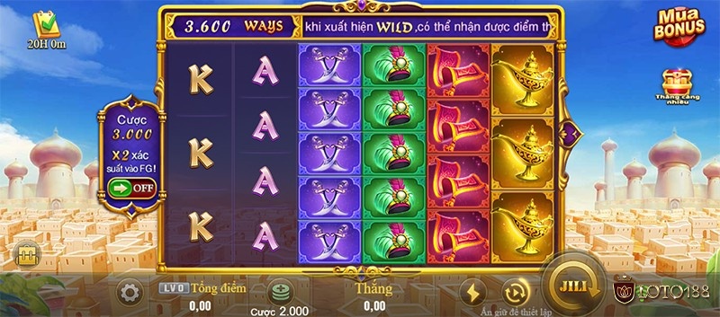 Magic Lamp là một slot game lấy chủ đề về cây đền thần huyền bí