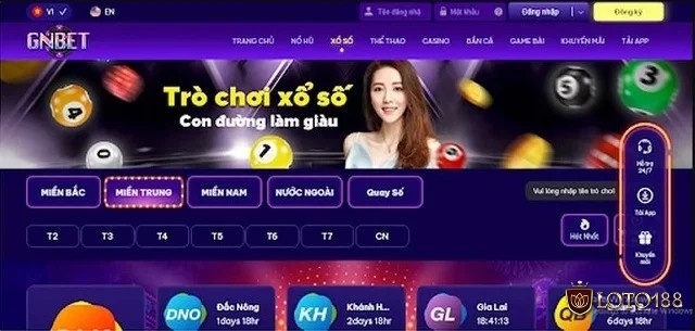 Nhà cái lô đề online Gnbet chuyên nghiệp hàng đầu