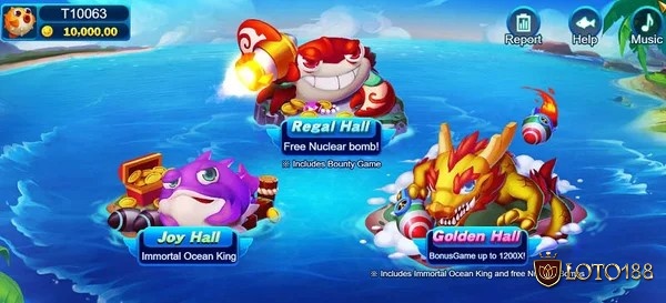 Bombing Fishing được thiết kế với đồ họa 3D sắc nét